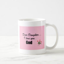 Liebe Tochter, i-Liebe Sie. Gott Kaffee Tasse