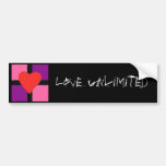 LIEBE UNBEGRENZT AUTOSTICKER