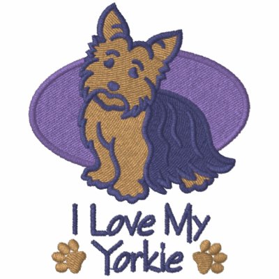 Liebe-Yorkshire-Terrier Kapuzenpulli