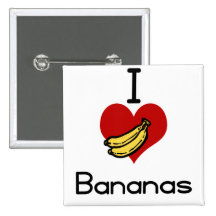 Liebeherz I Bananen Anstecknadel