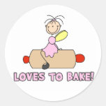 Lieben, Aufkleber zu backen