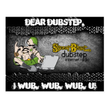Lieber Dubstep Postcard Postkarten