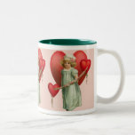 Liebes Heart Girl Kaffee Haferl