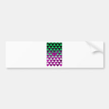 Liebestromkreis, violett auto sticker