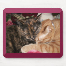 Liebevolle Katzen Mousepad #2