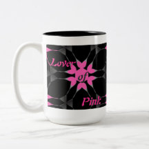 Liebhaber des rosa Bechers Haferl