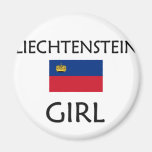 LIECHTENSTEIN-MÄDCHEN MAGNETE