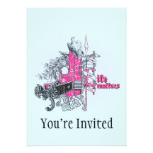Life Matters Stop War Gun Grunge Custom Invite