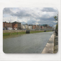 Liffy Fluss in Dublin Mauspads