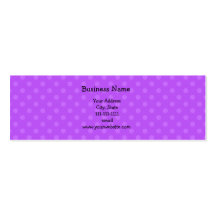 Light purple polka dots pattern business card