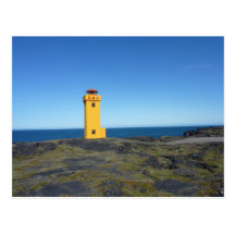Lighthouse Iceland Postkarten