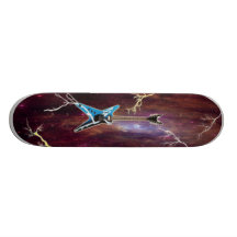 Lightning Guitar Personalisiertes Skateboarddeck