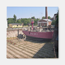 Lightship im Trockendock Magnete