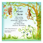 Lil Affe, Jungen-Babyparty-Einladung