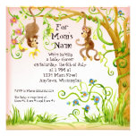 Lil Affe, Mädchen-Babyparty-Einladung