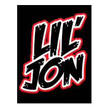 Lil Jon "grundlegendes Logo " Postkarte