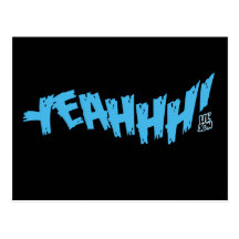 Lil Jon "Yeeeah!" Blau Postkarten