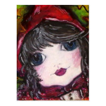 Lil Rotkäppchen Postkarte