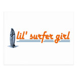 Lil Surfer-Mädchen Postkarte