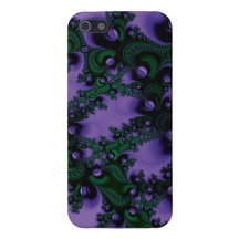 Lila abstrakte Trauben iPhone 5 Case