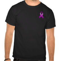 Lila Bewusstseins-Taschen-Band-T-Shirt