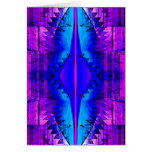 Lila blaue Illusions-Karte