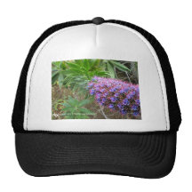 Lila Blume Baseballkappen