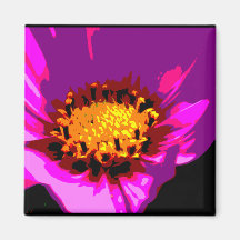 Lila Blume Magnets