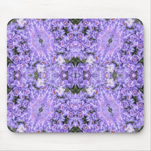 Lila Blumen Mousepad