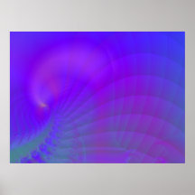 Lila Bogen Posterdruck