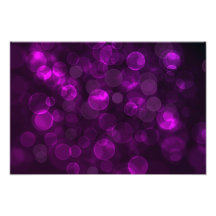 Lila Bokeh Photo Drucke