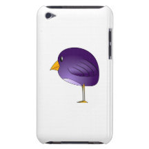 Lila Cartoon-Vogel Barely There iPod Case
