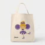 Lila Cheerleader-kundenspezifische Party-Taschen-T