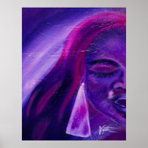 lila Dunstdruck Plakatdrucke