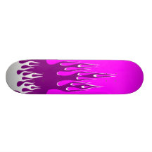 Lila Feuer-LichtSkateboard Personalisiertes Skatedeck