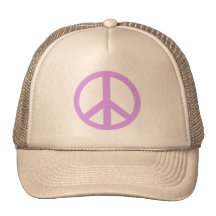 Lila Friedenszeichen-Produkte Baseballcap