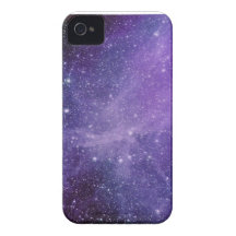 Lila Galaxie iPhone 4 Case-Mate Hülle