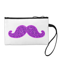 Lila Glitter des Girly Schnurrbartes des Spaßes re