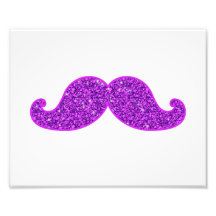 Lila Glitter des Girly Schnurrbartes des Spaßes re Kunstphotos