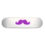 Lila Glitter des Girly Schnurrbartes des Spaßes re Skateboarddecks