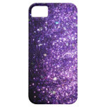 Lila Glitter iPhone 5 Etuis