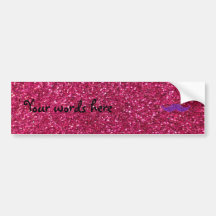 Lila Glitterschnurrbart-Rosa-Glitter Autosticker