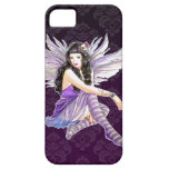 Lila gotischer feenhafter Damast iPhone 5 Gewohnhe iPhone 5 Schutzhüllen