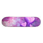 Lila Herz Individuelle Skatedecks
