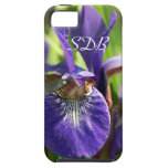 Lila Iris-Monogramm starker iPhone 5 Fall Hülle Fürs iPhone 5