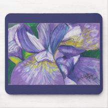 Lila Iris Mousepad