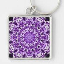 lila kaleidoskopisches keychain durch SWOLFY! Schlüsselband