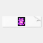 Lila Kätzchen Autosticker
