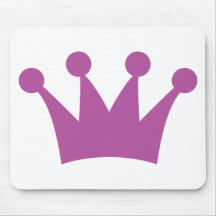 lila Königkrone Mousepads