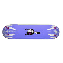 Lila Kriegs-FarbeSkateboard Bedruckte Skateboarddecks